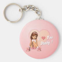 Fathers Day Sadie Keychain