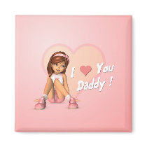 Fathers Day Sadie Magnet