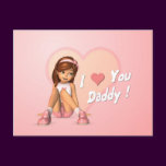 Fathers Day Sadie Postcard
