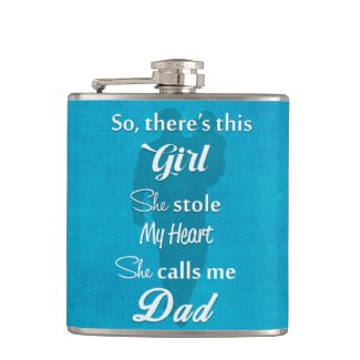 Father's Day "So There's This Girl" Flask