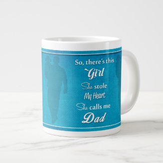 Father's Day "So There's This Girl" 20 Oz Large Ceramic Coffee Mug