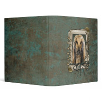 Fathers Day - Stone Paws - Afghan 3 Ring Binder