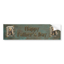Fathers Day - Stone Paws - Afghan Bumper Stickers