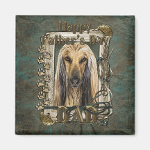 Fathers Day - Stone Paws - Afghan Fridge Magnet
