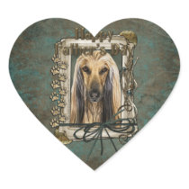 Fathers Day - Stone Paws - Afghan Stickers