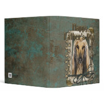 Fathers Day - Stone Paws - Afghan Vinyl Binders