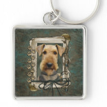 Fathers Day - Stone Paws - Airedale Keychains