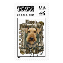 Fathers Day - Stone Paws - Airedale Stamps