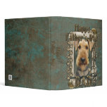 Fathers Day - Stone Paws - Airedale Vinyl Binder