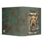 Fathers Day - Stone Paws - Airedale Vinyl Binder