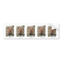 Fathers Day - Stone Paws - Australian Terrier Bumper Stickers