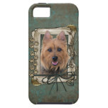 Fathers Day - Stone Paws - Australian Terrier iPhone 5 Cases