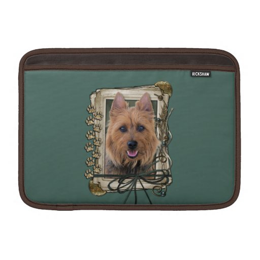 Fathers Day - Stone Paws - Australian Terrier MacBook Air Sleeves