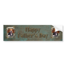 Fathers Day - Stone Paws - Beagle Bumper Sticker