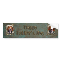 Fathers Day - Stone Paws - Beagle Bumper Stickers