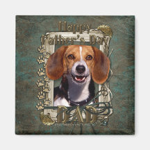 Fathers Day - Stone Paws - Beagle Fridge Magnets