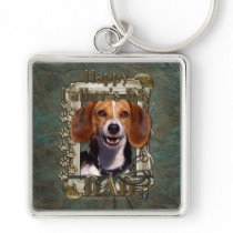 Fathers Day - Stone Paws - Beagle Keychains