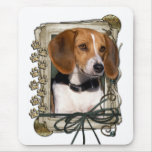 Fathers Day - Stone Paws - Beagle Mousepads