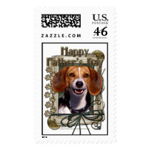 Fathers Day - Stone Paws - Beagle Postage Stamp