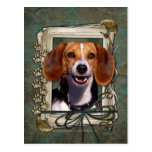 Fathers Day - Stone Paws - Beagle Postcards