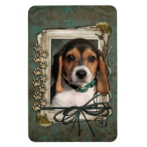 Fathers Day - Stone Paws - Beagle Puppy Magnet