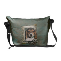 Fathers Day - Stone Paws - Beagle Puppy Courier Bags