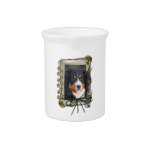 Fathers Day - Stone Paws - Bernese Mountain Dog Pitcher