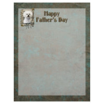 Fathers Day - Stone Paws - Bichon Frise Customized Letterhead
