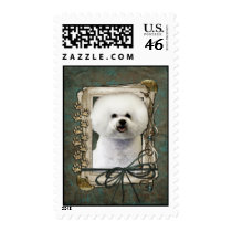 Fathers Day - Stone Paws - Bichon Frise Postage