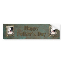 Fathers Day - Stone Paws - Border Collie Bumper Stickers