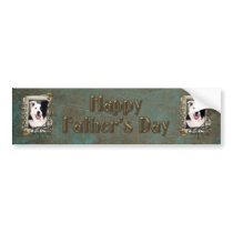 Fathers Day - Stone Paws - Border Collie Bumper Stickers