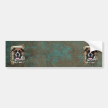 Fathers Day - Stone Paws - Boxer - Vindy Bumper Stickers