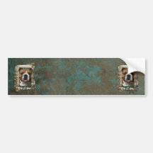 Fathers Day - Stone Paws - Bulldog Bumper Sticker