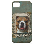 Fathers Day - Stone Paws - Bulldog iPhone 5 Cases