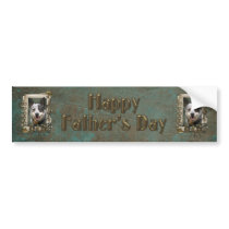 Fathers Day - Stone Paws - Cattle Dog Bumper Stickers