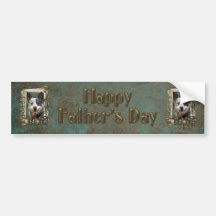 Fathers Day - Stone Paws - Cattle Dog Bumper Stickers