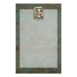 Fathers Day - Stone Paws - Cavalier - Blenheim Stationery Paper