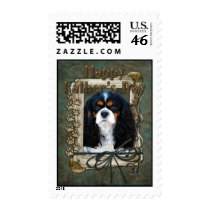 Fathers Day - Stone Paws - Cavalier Stamp