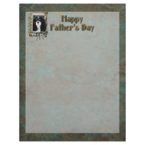 Fathers Day - Stone Paws - Cavalier - Tri Color Letterhead Design
