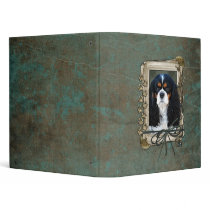 Fathers Day - Stone Paws - Cavalier Vinyl Binder