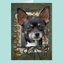 Fathers Day - Stone Paws - Chihuahua - Isabella cards