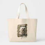 Fathers Day - Stone Paws - Chinese Crested Canvas Bag