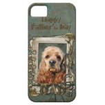 Fathers Day - Stone Paws - Cocker Spaniel iPhone 5 Cover