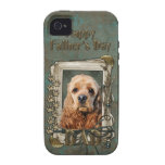 Fathers Day - Stone Paws - Cocker Spaniel iPhone 4/4S Case