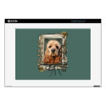 Fathers Day - Stone Paws - Cocker Spaniel Skin For 15" Laptop
