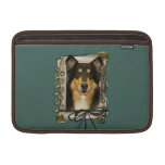 Fathers Day - Stone Paws - Collie - Caroline Sleeves For MacBook Air