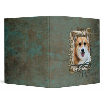 Fathers Day - Stone Paws - Corgi - Owen Vinyl Binders