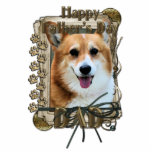 Fathers Day - Stone Paws - Corgi - Owen - Dad Acrylic Cut Outs