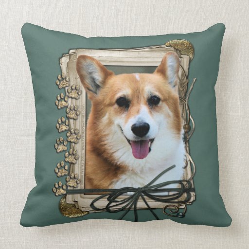 Fathers Day - Stone Paws - Corgi - Owen Pillow