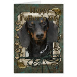 Fathers Day - Stone Paws - Dachshund - Winston Cards